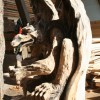 Igor Loskutow  Kunst mit Kettensäge, Schnitzerei, Skulptur: Galionsfigur_-_Kanalratte_001
